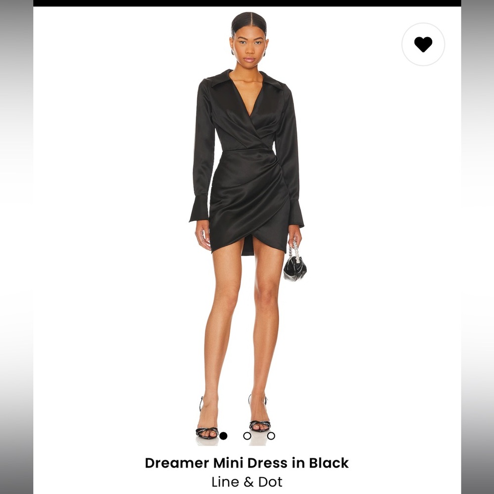 Line & Dot dreamer black mini dress